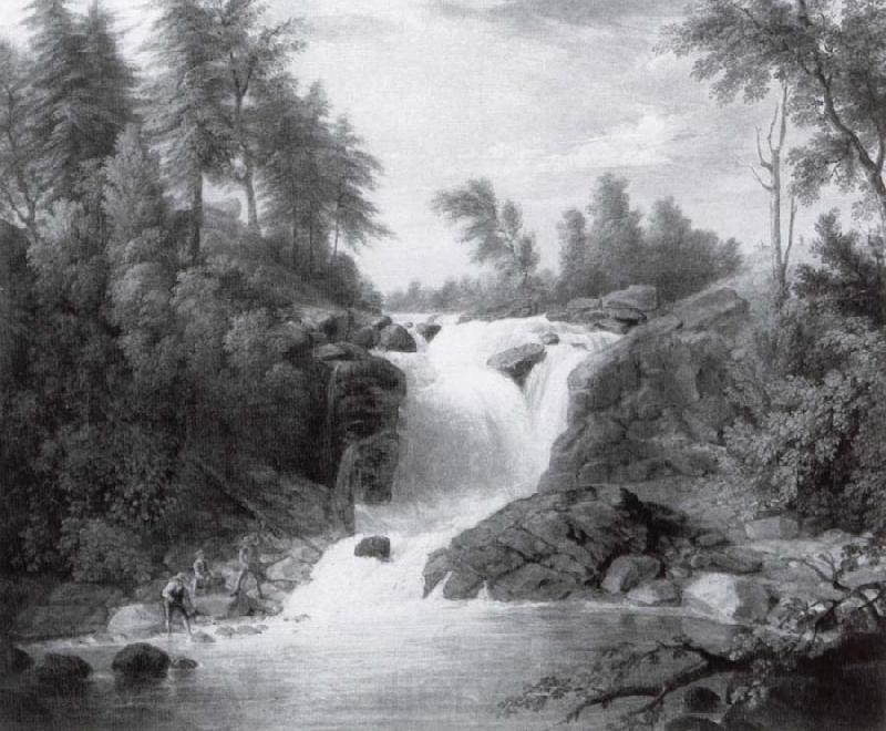 Asher Brown Durand Boonton Falls,New Jersey Norge oil painting art